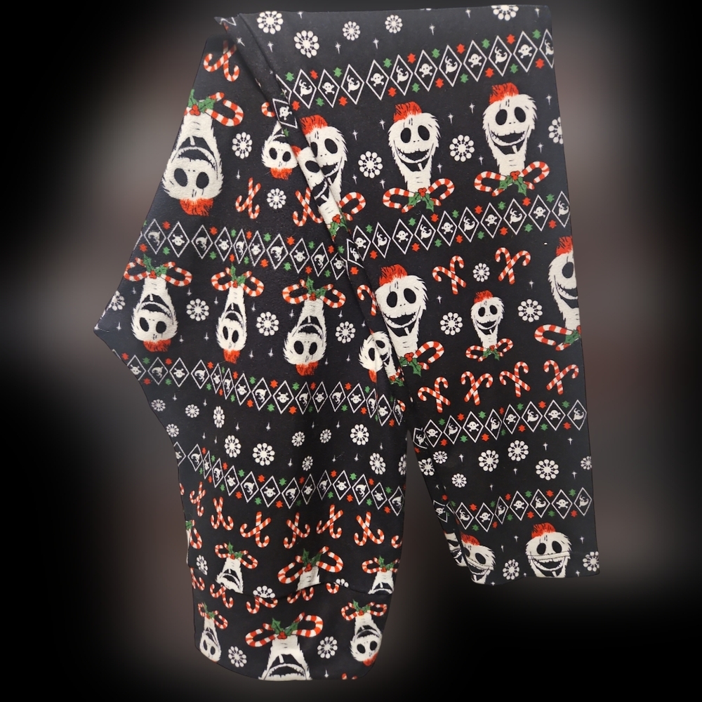 Nightmare Before Christmas Santa Jack Size OS Leggings Lightly Used